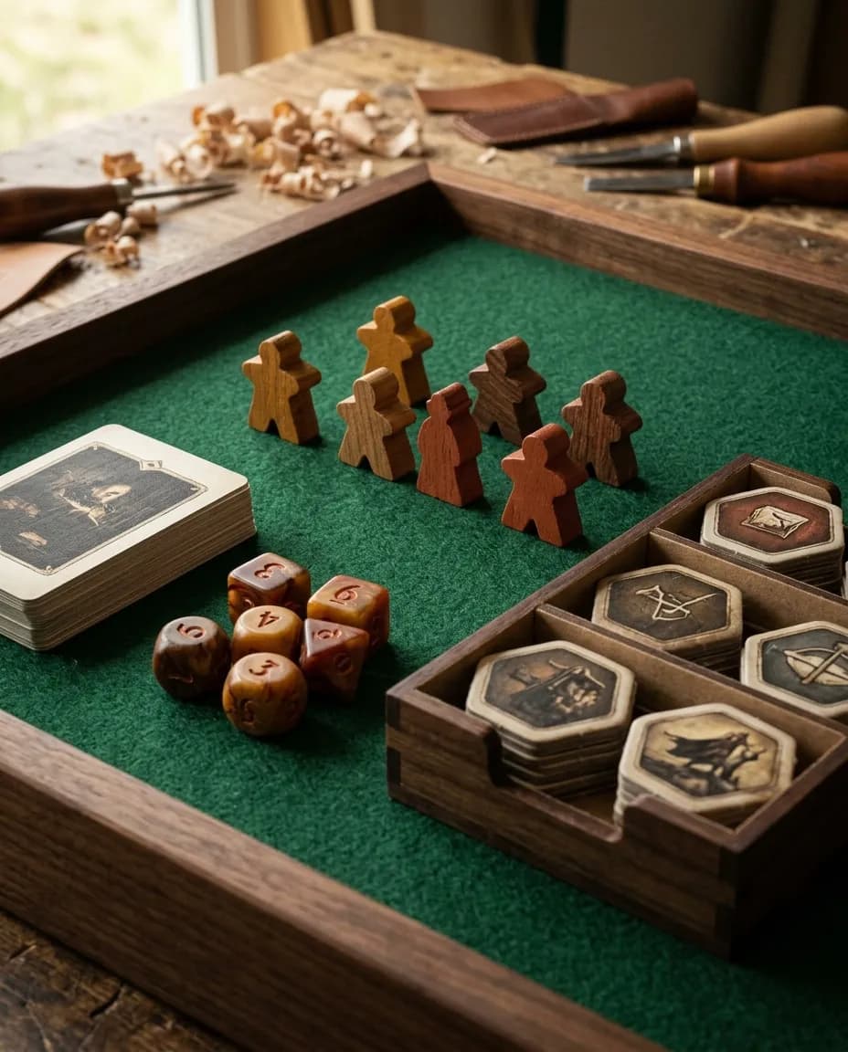 Componentes premium de eurogame